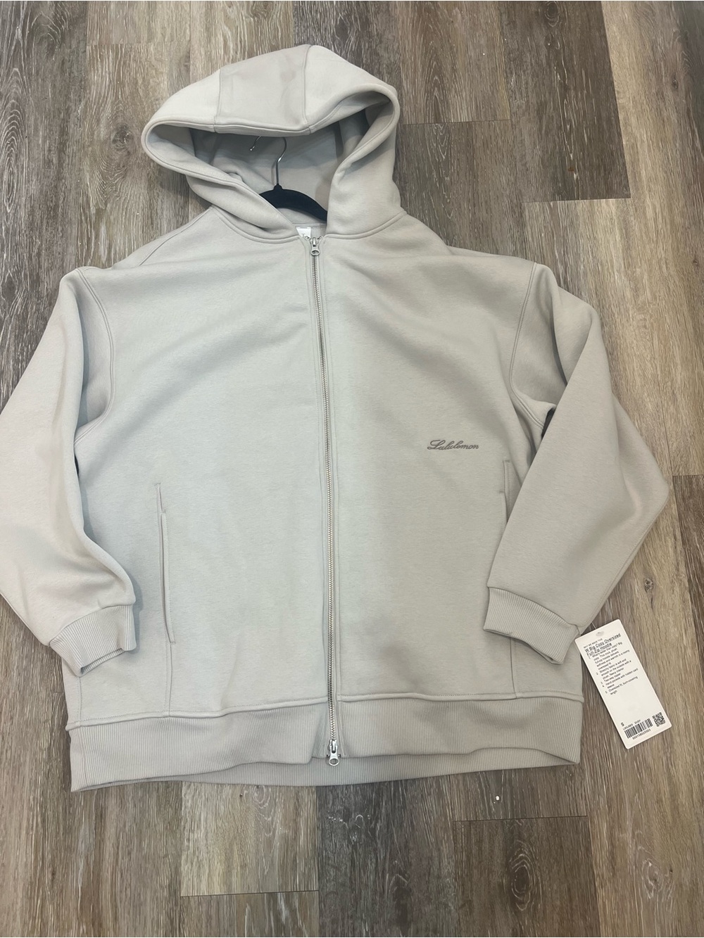 NWT LULULEMON BIG COZY Oversized Full-Zip Hoodie DOVE GREY - Picture 3 of 6